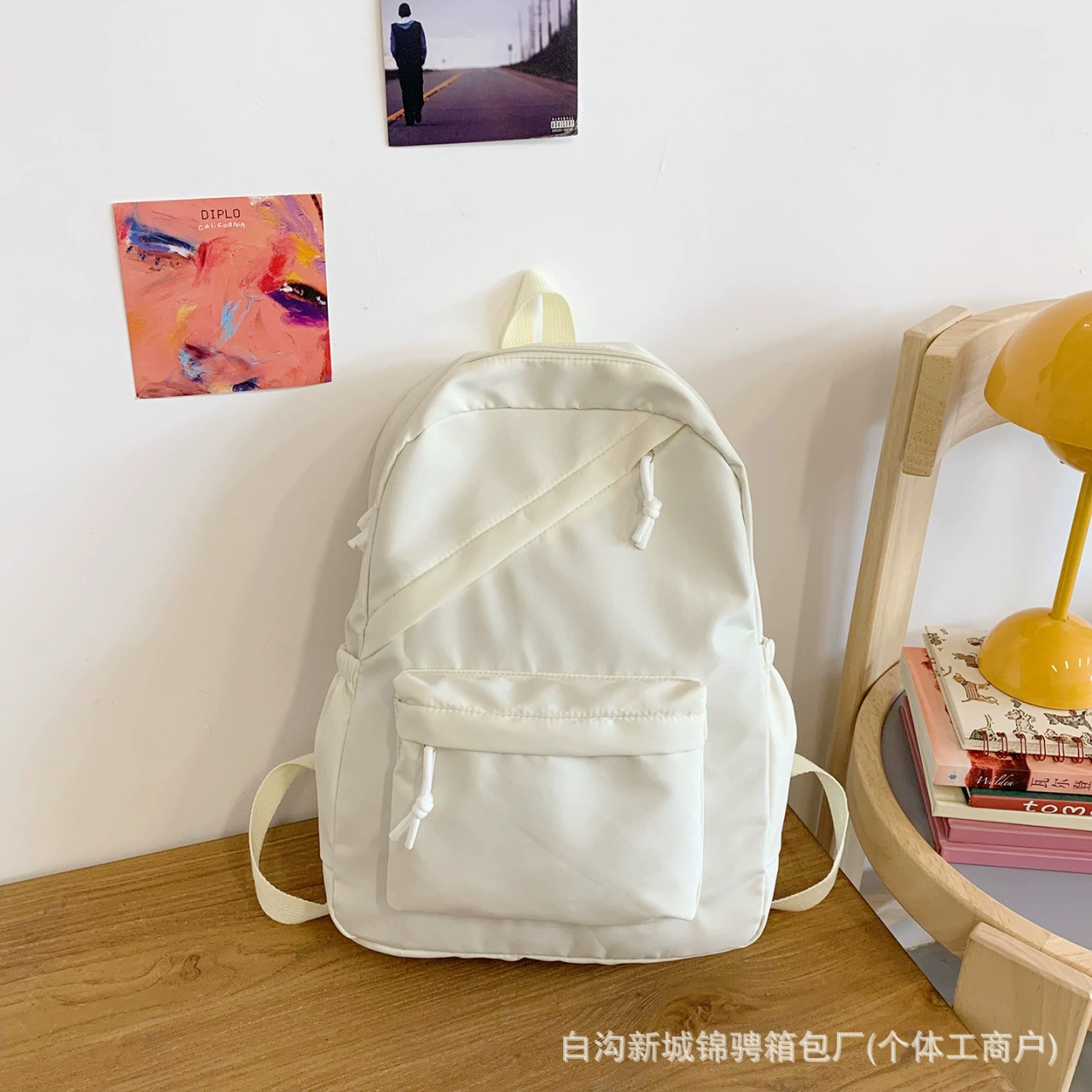 Capacious Japanese fashionable backpack for traveling