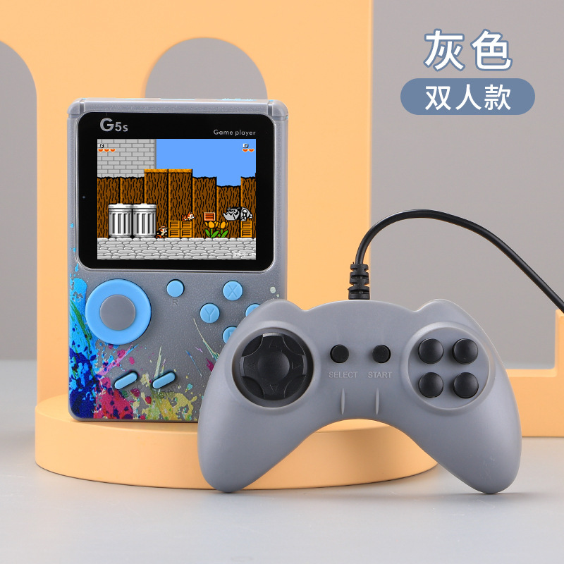 G5s 携帯ゲーム機 500-in-1 クラシックゲーム ダブルレトロおもちゃ 子供用 ノスタルジックなクロスボーダー携帯ゲーム機|undefined