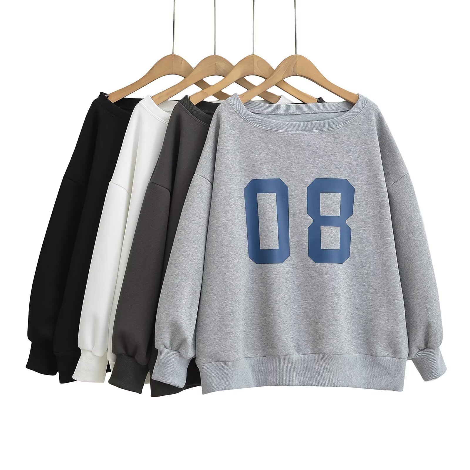 RY24302-24 Felpa casual da casa personalizzata con spalle scoperte, oversize, stile americano, estiva, nuova_voghion.com