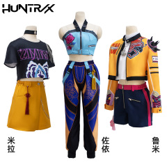 K-POP猎魔女团cos服鲁米 米拉 佐依同款舞台表演服装cosplay服装