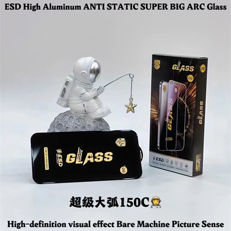 Applicable to Apple 15PRO high aluminum OG full -screen glass anti…