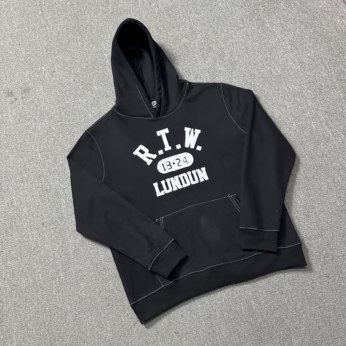 Corteiz marca de moda estadounidense Alcatraz con cremallera sudadera con capucha suelta traje de calle con estampado de letras suéter hombres