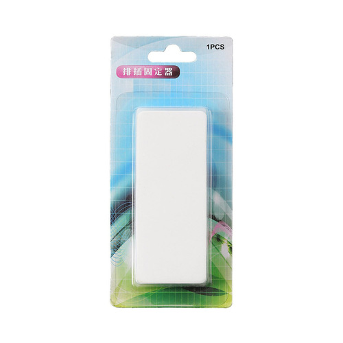 T row plug-in board holder, no trace, no punching, plug-in board wall sticker, plug-in board wall sticker, wall-mounted socket buckle