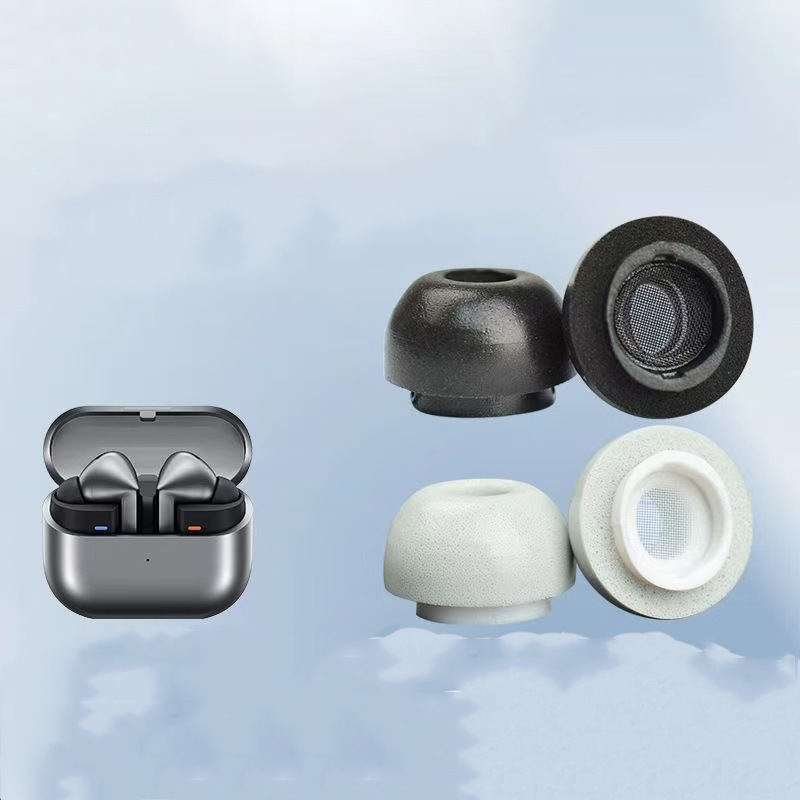 Suitable for Samsung Galaxy Buds3 Pro Headphone Cover Memory Foam Wireless Ear Cap Accessories with Pressure Relief Holes