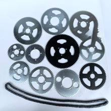 迷你小摩托车电动汽油滑板车25H型号T8F小齿轮链盘链轮齿轮盘牙盘