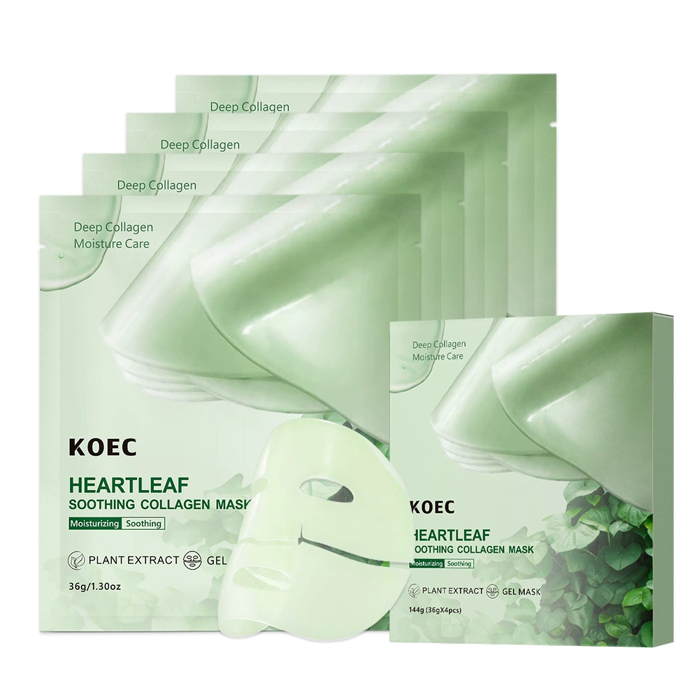 Гель-маска для лица (KOEC) глубокий коллаген PDRN, прозрачная увлажняющая, 4 варианта