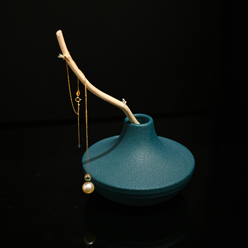 Diamond brand fashionable design retro pendant pearl