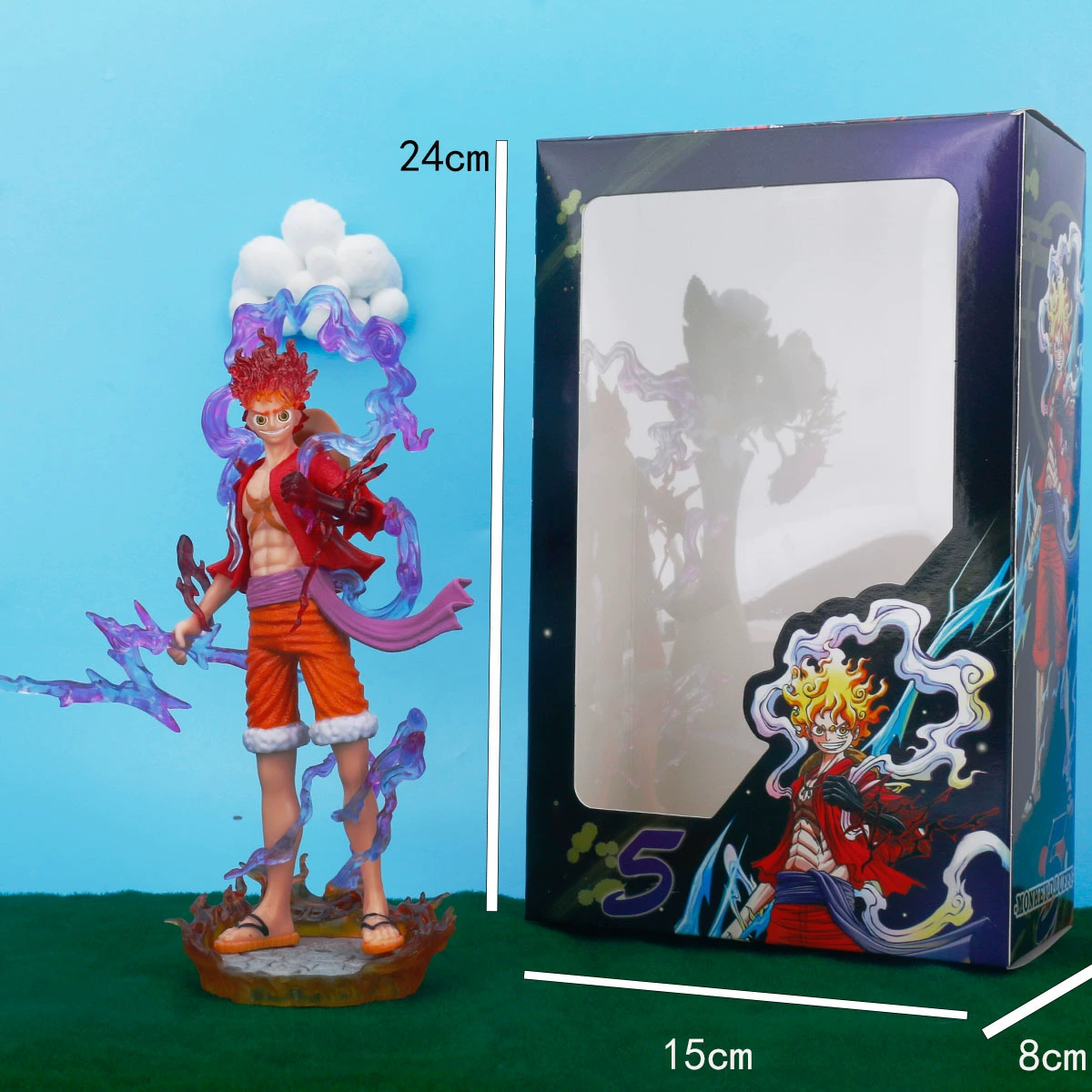 Фигура Luffy из PVC — коллекционная игрушка One Piece, несколько поз и выпусков, в пакетике или на окне