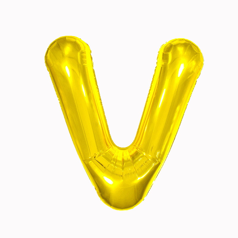 32 pulgadas 40 pulgadas 16 pulgadas inglés carta globo de aluminio fiesta de cumpleaños decoración de la boda papel de aluminio globo escena diseño