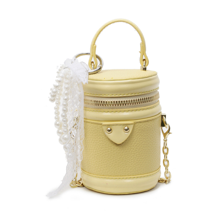 Transfronterizo de alta calidad moda mini bolso de cubo portátil para mujeres 2025 nuevo nicho de diseño universal mochila de hombro