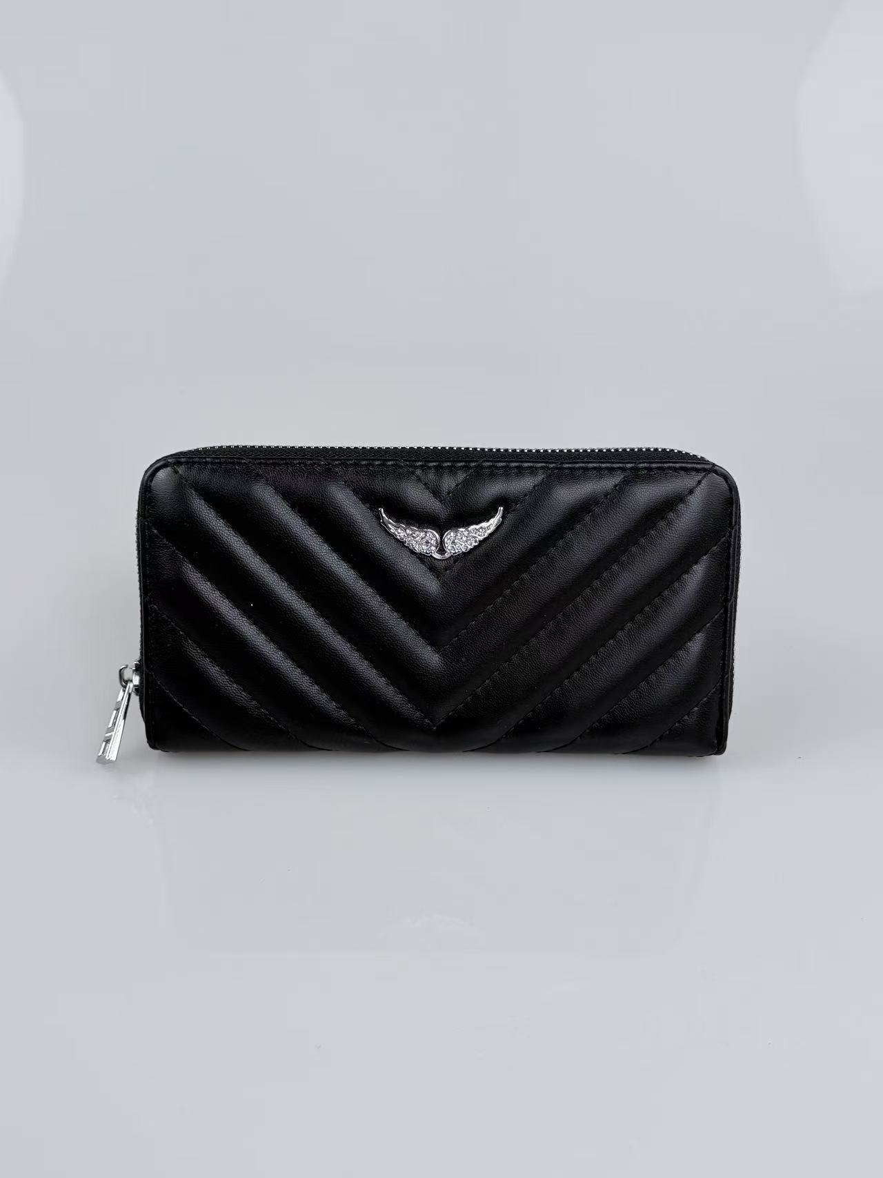 ZW Cartera Cartera de tarjetas de mano Europa y América simple Cartera de moda atmósfera nueva
