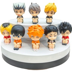ブラインドボックスフィギュアバレーボール少年及川徹孤独な爪研削ガシャポンモデルおもちゃデスクトップ車の装飾品