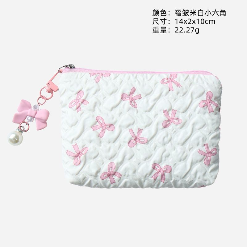 跨境蝴蝶结化妆包高颜值零钱包收纳包迷你口红化妆包耳机包卡包|undefined