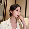 Brand small sophisticated earrings, Korean style, internet celebrity