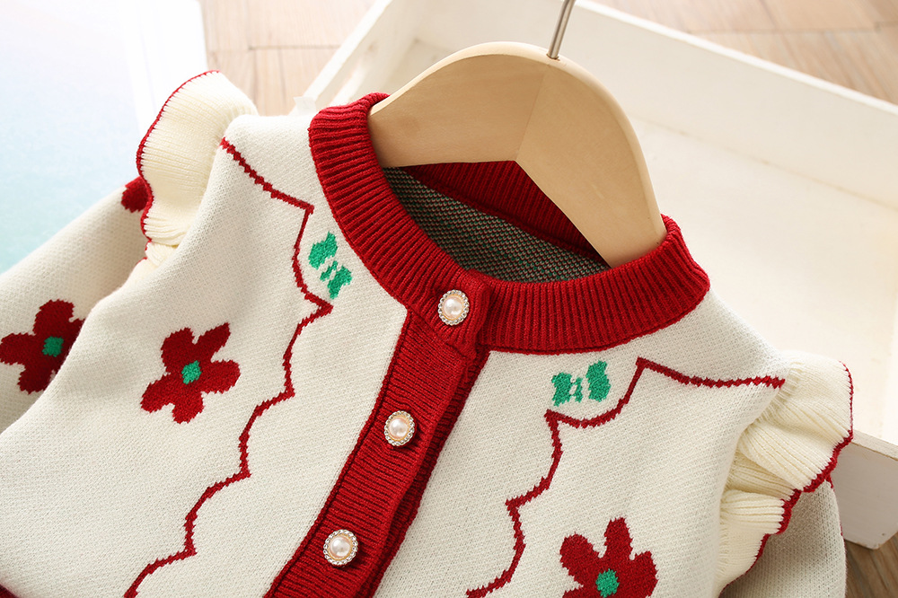 Mädchen Pullover Und Plissee Prinzessinnenkleid Zweiteiler Set_voghion.com