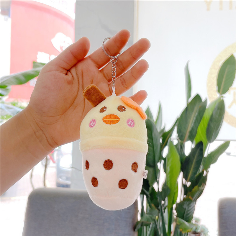 Cartoon Animal Feeding Bottle Cup Pendant Milky Tea Cup Doll Cute Bag Doll Ornaments Plush Toy display picture 5