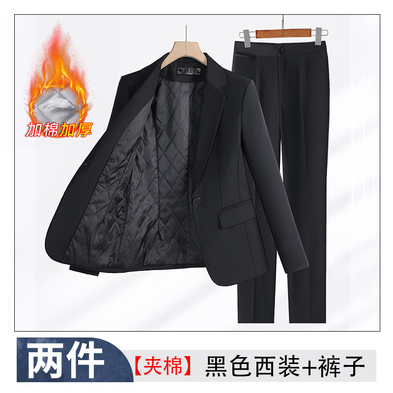 スーツのコートの女性春秋職業スーツの面接正装の気質のスーツのホテルのフロントの工装のマネージャーの作業服