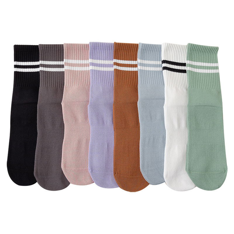 Calcetines de algodón para niños, calcetines deportivas antideslizantes de silicona para mujeres, calcetines especiales de acondicionamiento físico, calcetines de pilates, etc.