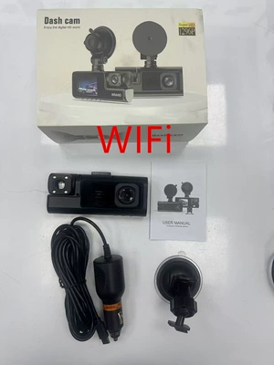 Driving recorder Cameras Hd 1080P Three - 2-lenses-front-inside-with-wifi