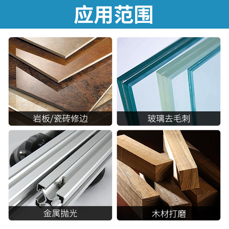 azulejos recortando el borde artefacto de diamante chapado a mano placa de esquisto mármol vidrio rebabas pulido herramienta de pulido