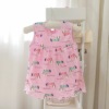 Summer children's sleevless dress, skirt