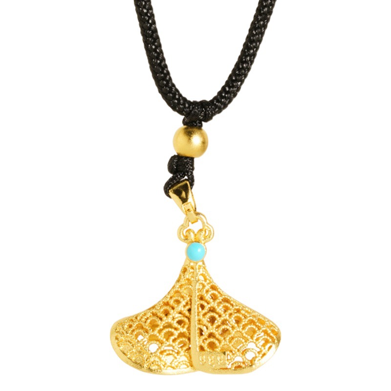 Nuevo multi-estilo de arena collar de oro Abacus bestia koi fu carácter colgante de los hombres y las mujeres de la joyería del estilo chino fábrica de suministro directo