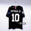18-19 paris black no. 10 star plus champions league fair strips