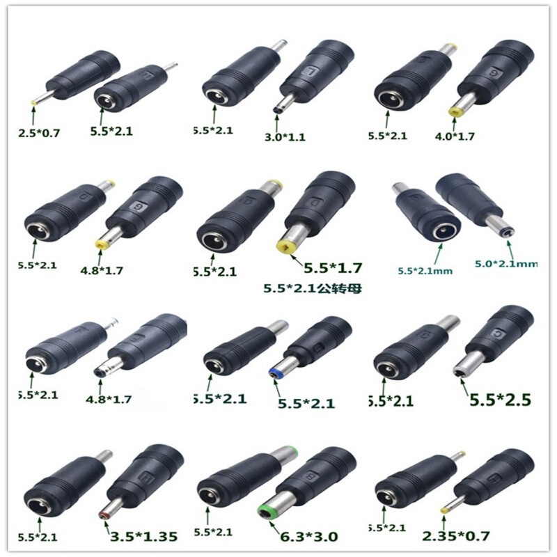 Suitable for Toshiba HP Lenovo notebook power adapter multi-specification universal interface dc DC 5521 Suitable for Toshiba HP Lenovo notebook power adapter multi-specification universal interface dc DC 5521