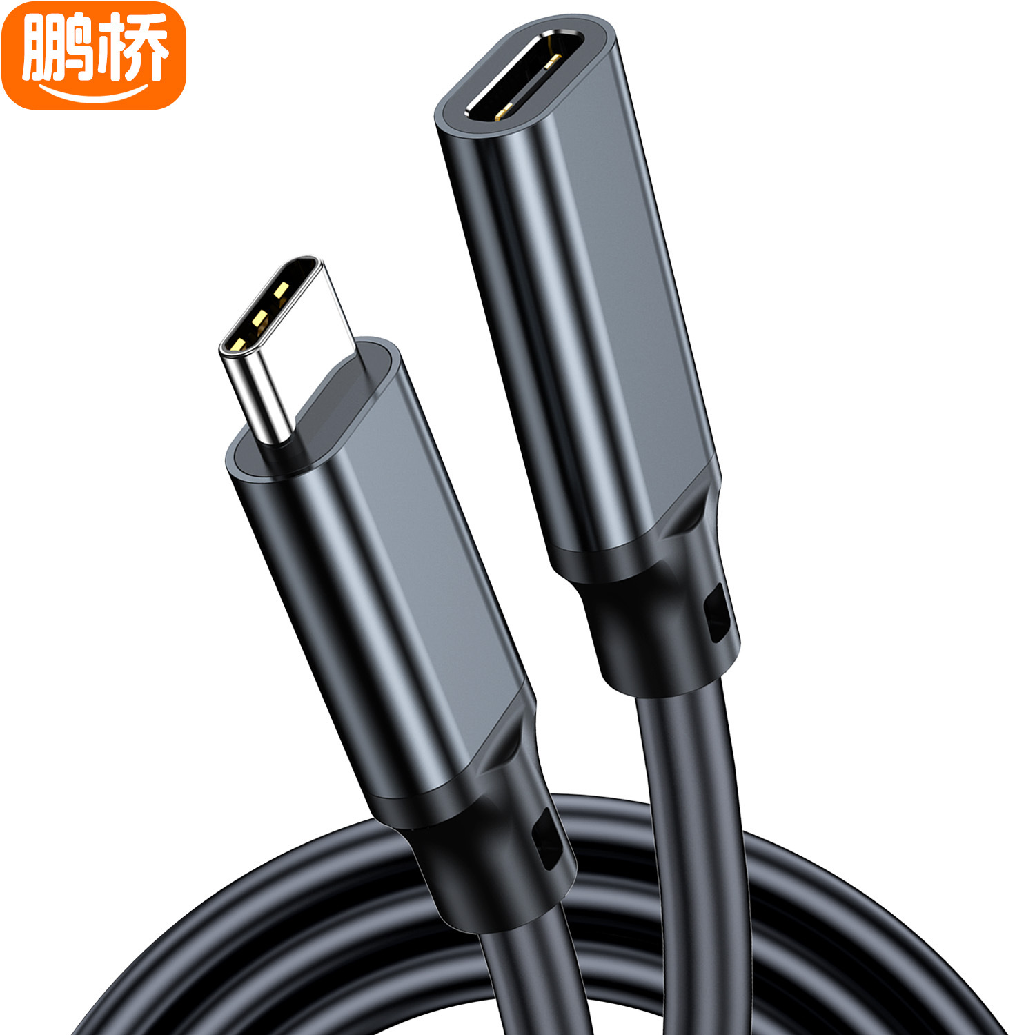 Cable de Extensión Type-C Macho a Hembra 20Gbps USB3.2 8K de Aleación de Aluminio