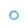 17mm colorful paint spring circle DIY jewelry accessories candy -colored metal opening ring buckle key ring book ring
