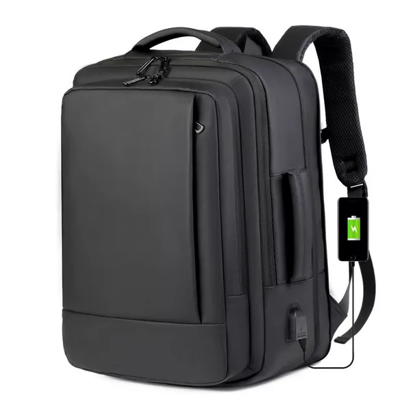 2025 New Cross-border Business Male College Students Expansion Travel Backpack Computer Bag Bag Multifunctional Charging