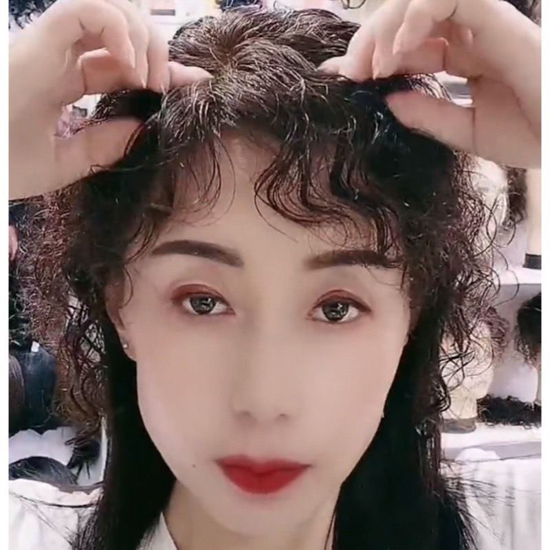 Bangs Clip Forehead Foreign-style Wig Real Hair Ultra-thin High-grade Wig All-real Ultra-thin Top of Head Hair Repair Pieces Forehead Bangs Clip Forehead Foreign-style Wig Real Hair Ultra-thin High-grade Wig All-real Ultra-thin Top of Head Hair Repair Pieces Forehead