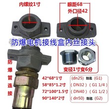 防爆电机接线盒内螺纹出线口 进线嘴 出线斗 喇叭口 管螺纹接线口