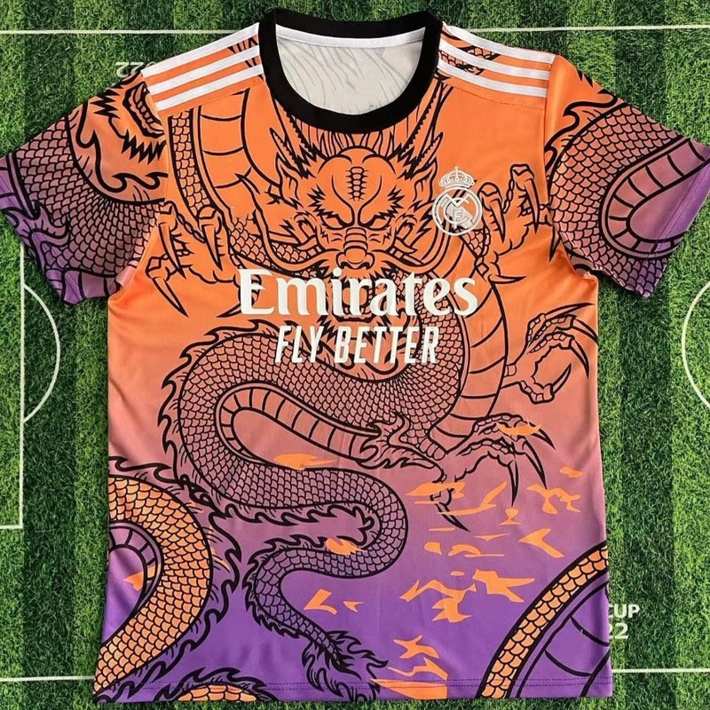 新款足球服2526皇马巴西特别版短袖跨境t恤 Real Madrid足球衣|undefined