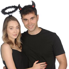 ハロウィンの動物の角の装飾、個性的な角の形