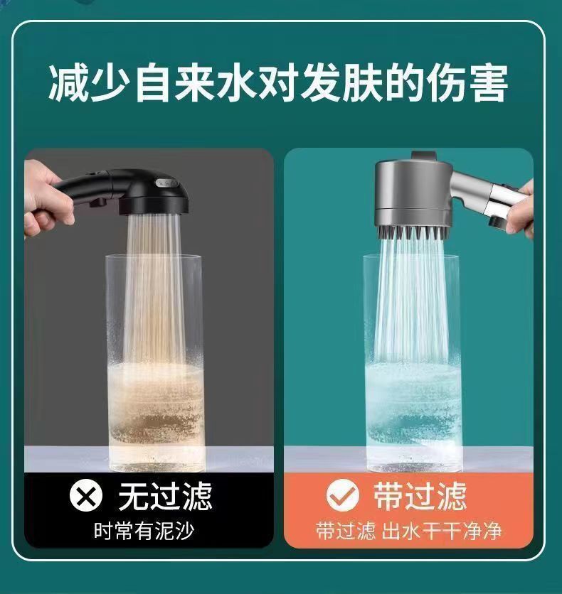 Pressurized shower head, shower filter, massage, bath, shower head, meat grinder, factory direct sales on AliExpress undefined