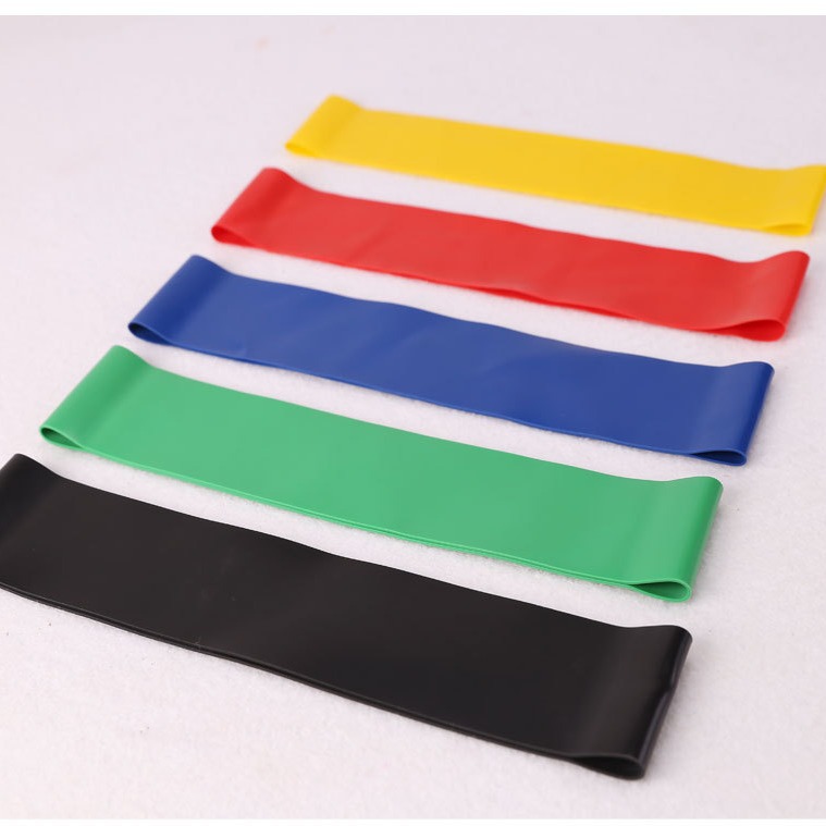 Resistance belt source factory spot wholesale elastic belt squat yoga belt latex ring resistance fitness belt puller