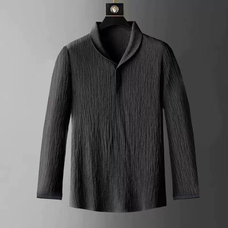 Light and thin demi-season set, shirt, Spring/Fall 2024 model
