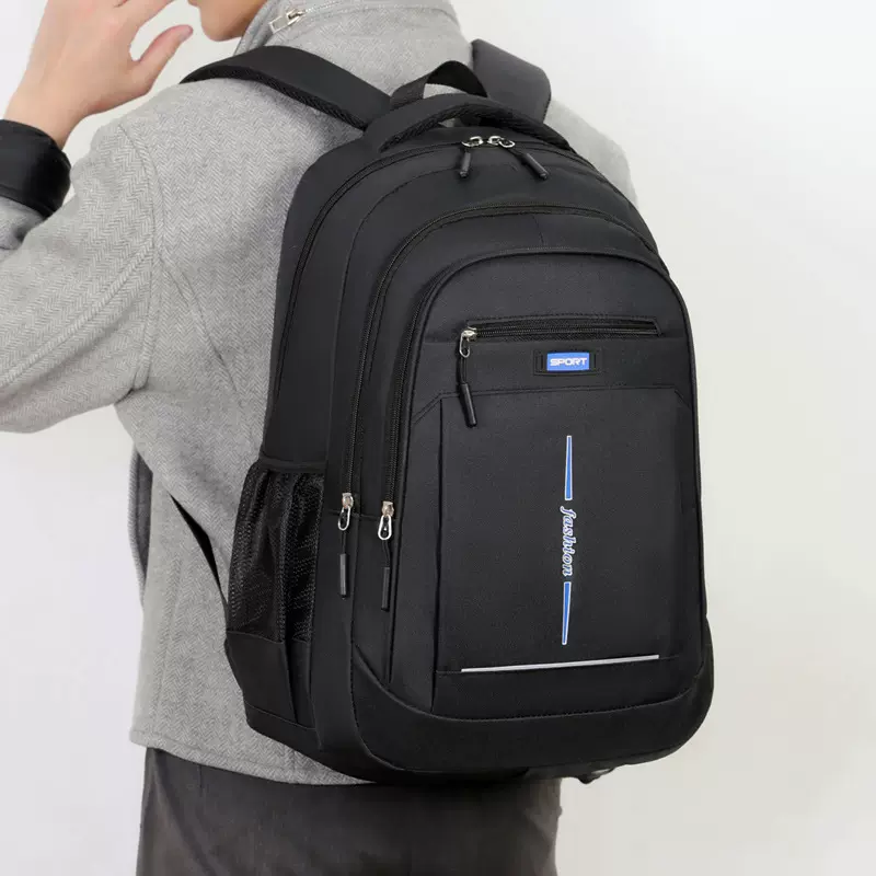 新款大容量旅行背包防水双肩包商务电脑背包15英寸多功能学生书包