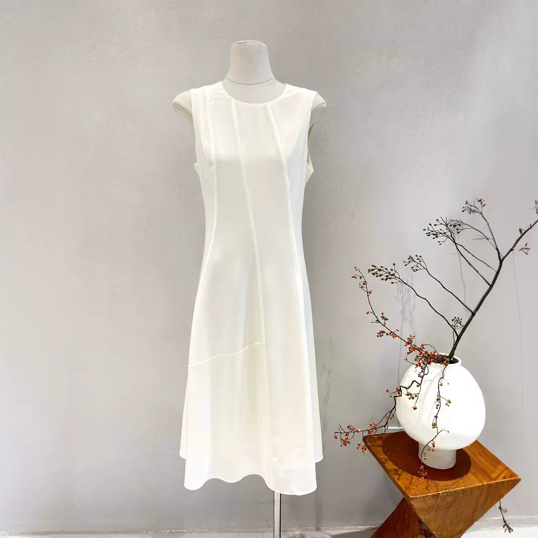 【真丝衬里】重磅23姆米桑蚕丝连衣裙女2026夏新款100%桑蚕丝裙子