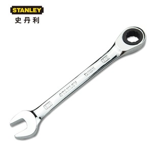 Stanley British Ratchet Dual-Purpose Wrench Plum Blossom Open Wrench 1/2 Fine Polished Dual-Purpose Quick Wrench 3/ 8inch