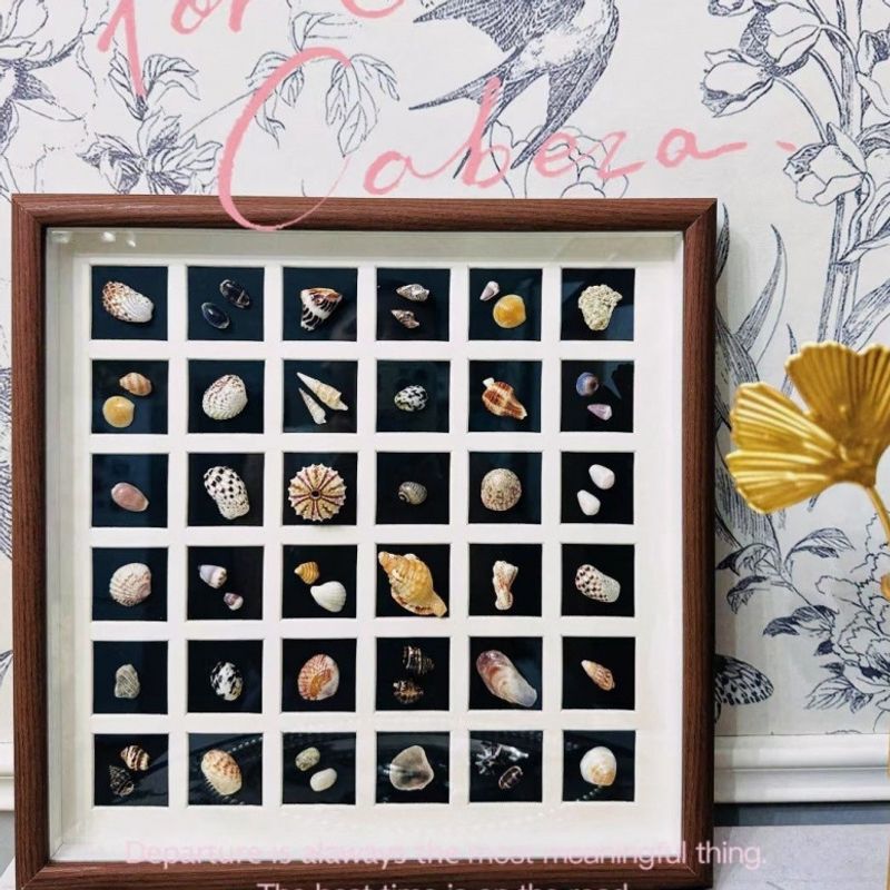 DIY Creative Seaside 3D Hollow Grid Photo Frame Display Stand Picture Frame Dried Flower Specimen Shell Grid DIY Creative Seaside 3D Hollow Grid Photo Frame Display Stand Picture Frame Dried Flower Specimen Shell Grid
