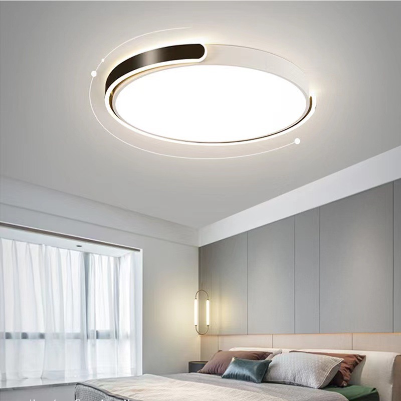 Bedroom ceiling lamp, warm and romantic, round room lamp, master bedroom and second bedroom, simple modern study lamp, ceiling lamp