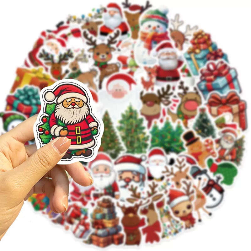 Cross-Border Christmas Ins Series Cartoon Stickers Graffiti Decoration DIY Mobile Phone Case Notebook Suitcase Handbook Kidsren Cross-Border Christmas Ins Series Cartoon Stickers Graffiti Decoration DIY Mobile Phone Case Notebook Suitcase Handbook Kidsren