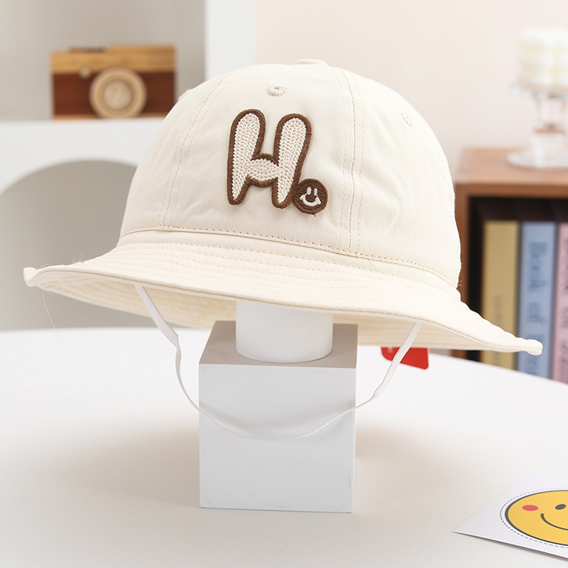 Sombreros para niños coreanos primavera y otoño lindos sombreros de pescadores de bebés variados para niños niñas sombreros de bañera al aire libre