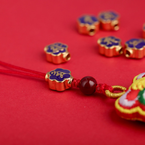 Factory Wholesale Direct Sale Eight Great Guardians Accessory Cloisonné Accessories Life-Improving Buddha Beads Twelve Zodiac Guardians