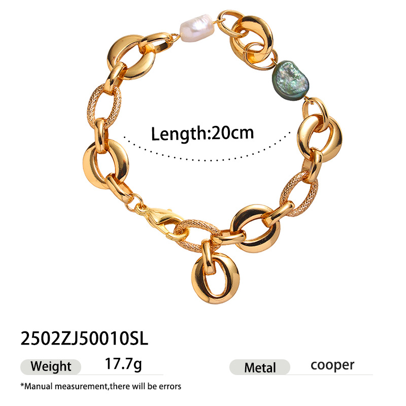 Europa y los Estados Unidos lujo ligero transfronterizo pulsera de alta sensación de perla natural exquisita nicho diseño universal ventas calientes nuevas