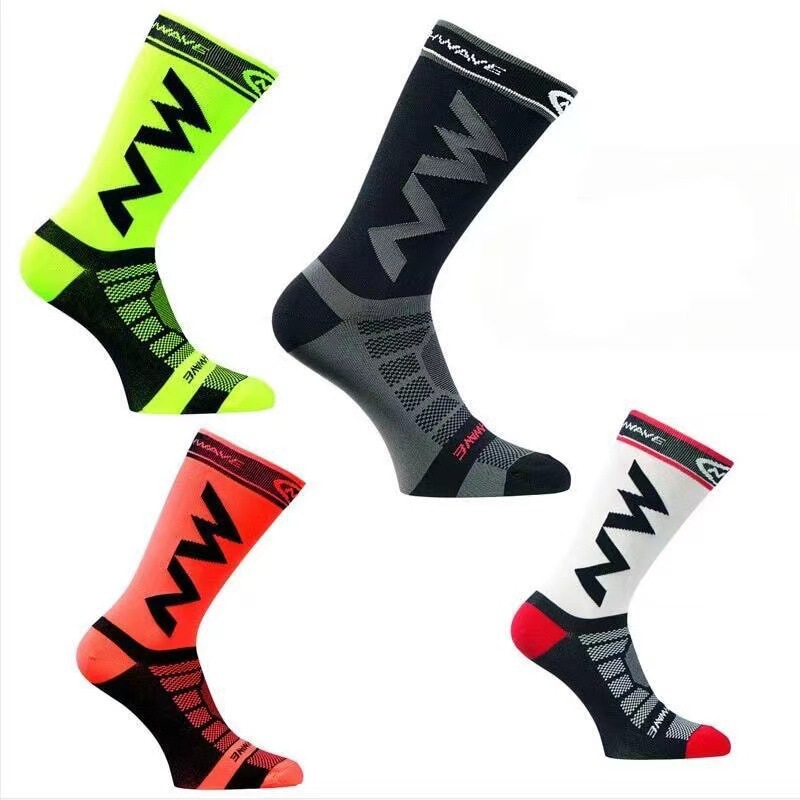 Foreign Trade Cycling Socks Sports Socks Professional Nw Unisex Breathable Quick-Drying Mountain Bike Road