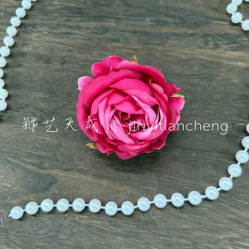 包芯玫瑰花朵雪山玫瑰花头 花墙车头道具花diy材料服装头饰假花|undefined