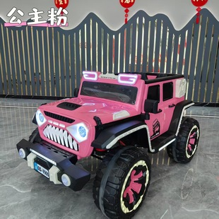 Children's Electric Car Four-Wheel Large Toy Car Can Seat Adults Four-Wheel Drive Two-Seater Off-Road Baby Remote Control Car Charging
